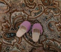 purple sindy slippers